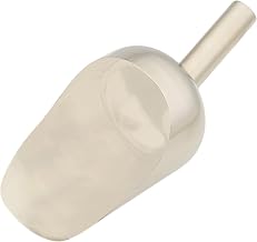 Winco Stainless Steel Utility Scoop, 3-Quart | Tapered bowl, One-piece design, Restaurant service, Great for Ingredients, Ice, Portioning and Food Preparation