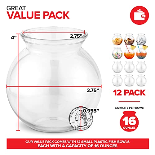 Stock Your Home 12 Pack / Clear / Casual Bowls