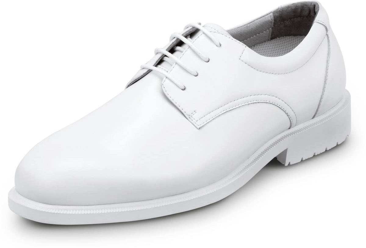 Unisex White MaxTrax Soft Toe SRO Dress Shoe 10.5 M by SR Max – 10.5, Rubber, White, Model Arlington