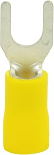 Gardner Bender 10-116 Terminal Spade, 12-10 AWG, Stud Sz 8-10, Yellow (50 pk)