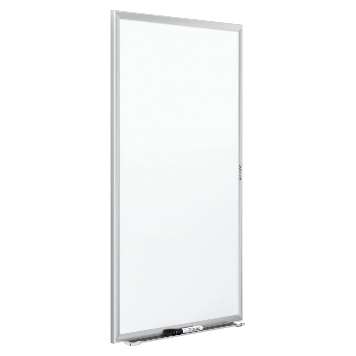 Dry Erase White Board 72"W x 48"H Magnetic Whiteboard by Quartet – 72"W x 48"H, Aluminum, Silver, Model SM537