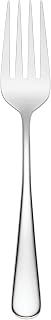 Oneida Chapman Silverware Serving Fork, 1-Piece, Flatware | mirror finish, dishwasher safe | heavy duty, cutlery set for kitchen and dining, serving utensil set