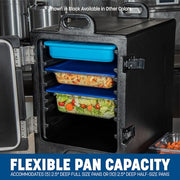 Carlisle FoodService Products Green / 5 Pan Capacity / Modern Storage & Transport