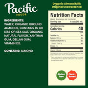 Pacific Foods Almond / 32 Fl Oz (Pack of 1) / No Color Almond Milk