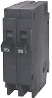 SIEMENS Q2020 Two 20-Amp Single Pole 120-Volt Circuit Breakers, for use only where Type QT breakers are allowed