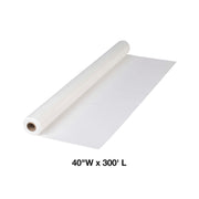 HFM114000 - Plastic Roll Tablecover by Hoffmaster – 3600" x 480" (Rectangular), Plastic, White