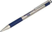 AbilityOne 7520017027809 - SKILCRAFT®/Zebra® Stainless-Steel Retractable Gel Pen - Blue Ink - Medium Point - 2 units