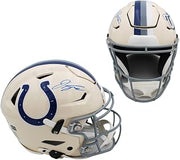 Jonathan Taylor Autographed/Signed Indianapolis Speed Flex Authentic Retro Football Helmet
