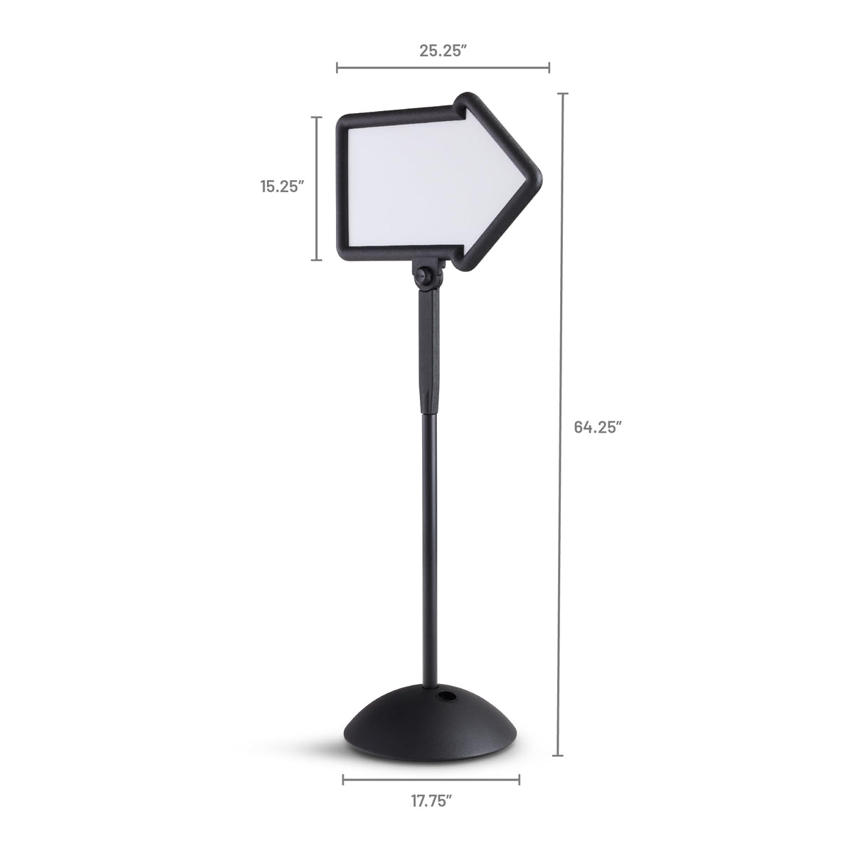 Safco Black / 1 / Arrow Dry Erase Boards