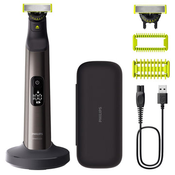 Oneblade Pro 360 F+b Shaver One Size by PHILIPS – One Size, Black and Grey, Model QP6652/61