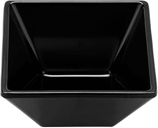 G.E.T. ML-257-BK 3 oz. Square Petite Bowl, Black