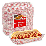 Stock Your Home 100 / 100 Count / Red Serving Trays
