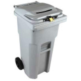 32 Gallon Shredder Bin by HSM – 32.0 gallons, Hdpe, Gray, Model HSM1070070170