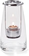 Hollowick 6" Clear Glass Lighthouse Tealight Lamp