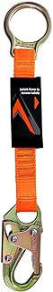 Malta Dynamics 18” D-Ring Extender with Snap Hook for Fall Protection and Roofing, OSHA/ANSI Compliant (1)