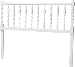Baxton Studio Juliette Turned Spindle Headboard Crafted Wood Panel King White