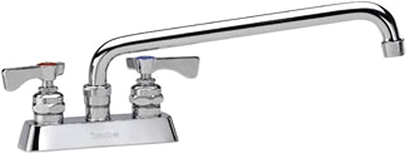 Krowne 15-314L Krowne Royal Series Faucet, Deck Mount, 4" Centers, 14" Swing spout, 1/4 Turn Ceramic Cartridge Valve, Low Lead Compliant, NSF