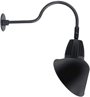 RAB Lighting GNLED13B LGOOSE Angled Cone Shade Gooseneck Sign