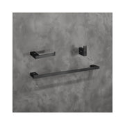 Sofia 3-Pc Stainless Steel Hardware Set in Black by Elegant Kitchen and Bath – Stainless Steel, Black, Model HWB-13S3HMBK