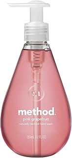 Method Gel Hand Soap, Pink Grapefruit, 12 oz Packaging May Vary (Pack of 1)