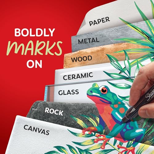 Sharpie Warm Tones / 1 Count (Pack of 5) / bullet tip Markers