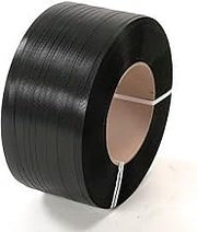Global Industrial Polyester Strapping, 5/8"W x 4000'L x 0.040" Thick, Black