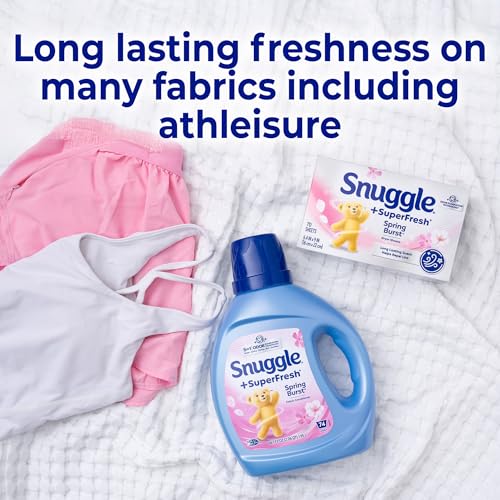 Snuggle Lavender / 200 Count (Pack of 1) / Spring Burst Dryer Sheets