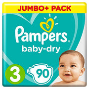 Pampers size 3 / White / Veil Disposable Diapers