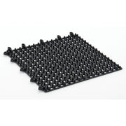 Black PVC Bar Mat - 12"L x 12"W by HUBERT – Commercial Grade