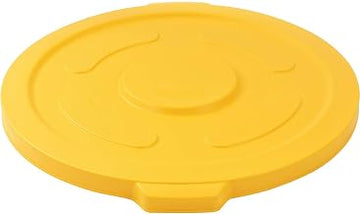 Global Industrial 55 Gallon Garbage Can Lid, Yellow
