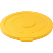 Global Industrial Yellow / 27-1/2" Diameter x 2-1/2"H / Industrial Kitchen Trash Cans