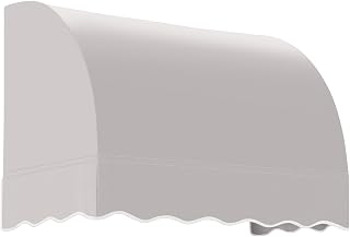 Awntech 3' Savannah (40.5"-44"-36") Waterfall Closed-Sides Awning, Gray