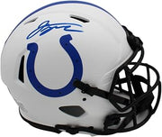 Jonathan Taylor Autographed/Signed Indianapolis Speed Authentic Lunar Football Helmet