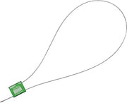 Global Industrial Metal Cable Seal, 1/16"x24"L, Green, 50/Pack