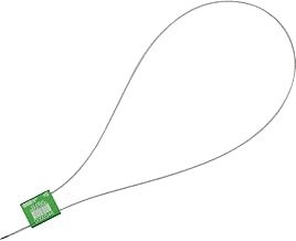Global Industrial Metal Cable Seal, 1/16"x24"L, Green, 50/Pack