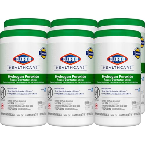 Clorox 155 Count (Pack of 6) / White / Canister 155ct Disinfectant Wipes