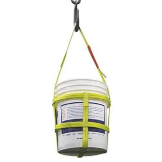 Bucket Sling by Lift All – 1"W x 28"H, Polyester, Yellow, Model BS5