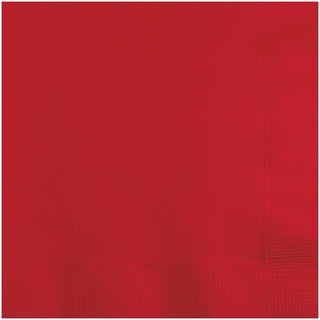 Classic Red 2-Ply Beverage Napkins