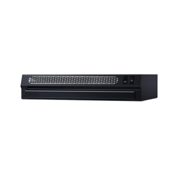 Summit 20” Range Hood Recirculating by Summit Appliance – 20 Inch, Stainless Steel, Black, Model HRTX20B