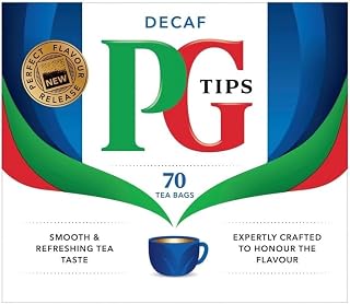 PG Tips Decaf 70 bags. Case of 12