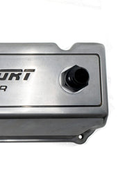 9832122 Valve Cover Vent Fitting -12an Bl by Red Horse Performance – Metal, Black, Model 9832-12-2