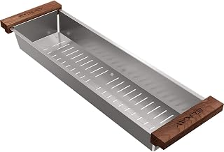 Elkay Dart Canyon LKC0722LSS Stainless Steel 6-7/16" x 21-1/2" x 2-1/2" Colander