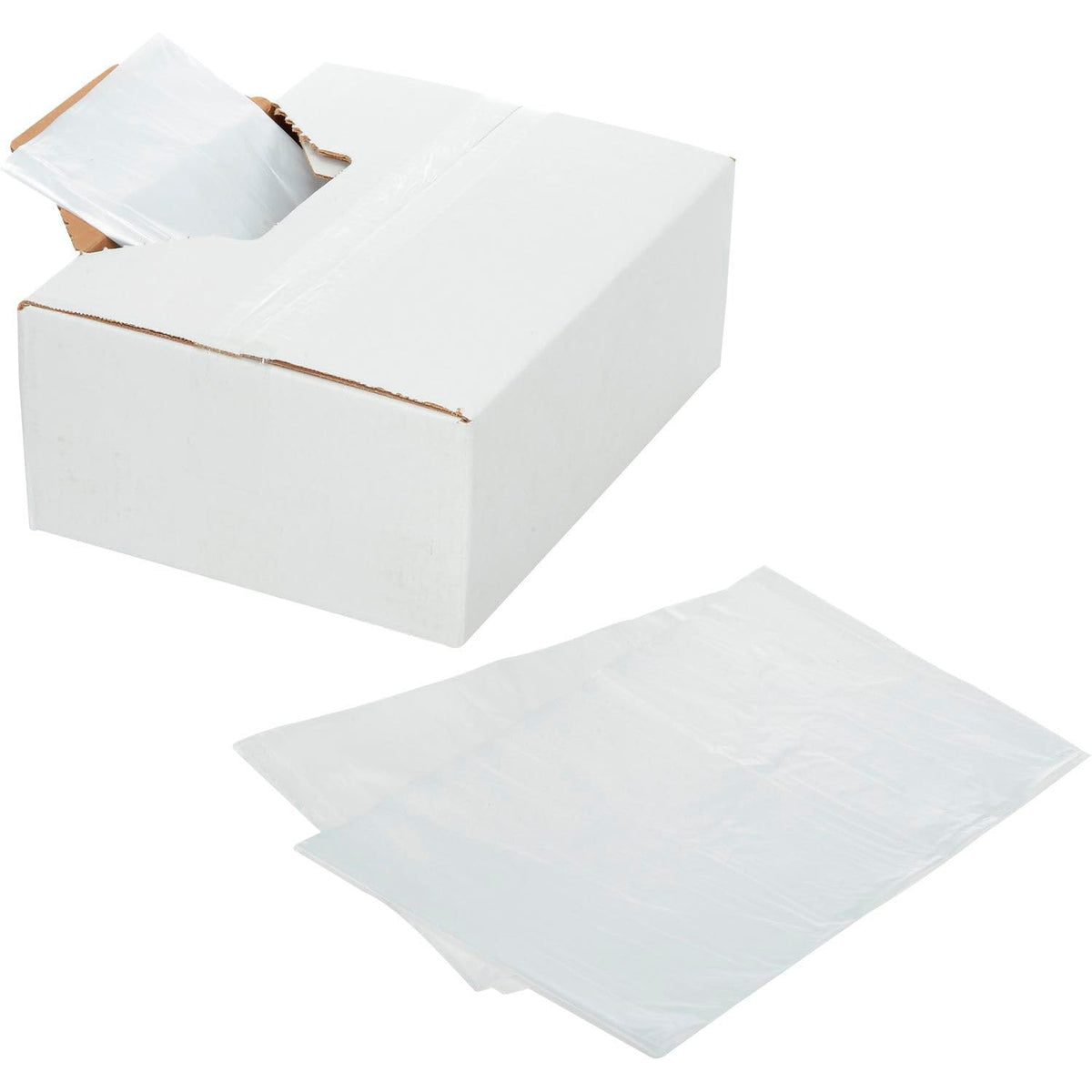33 Gallon Light Duty Natural Trash Bags by Napco Bag And Film – 500 Count (Pack of 1), High Density Polyethylene, Natural, Model NR334011N