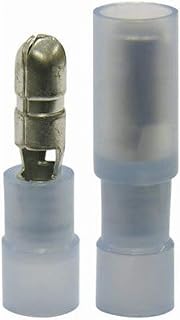 Gardner Bender 20-163P Bullet Splice Male & Female Pairs, Fully-Insulated Barrel, 16-14 AWG, Blue