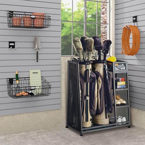 Suncast 1 Pack / Rack / Black Golf Club Organizers