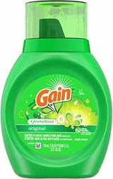 Gain Liquid Laundry Detergent Original 16 Loads 25 Fl Oz, Pack of 6