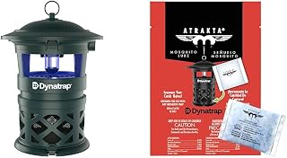 DT1130-GRSR Mosquito & Flying Insect Outdoor Trap and Killer + DynaTrap 100611 Atrakta Lure Sachet, Lasts 60 Days, Mosquito Attractant