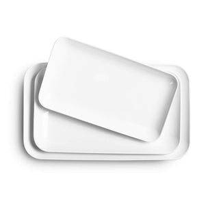 Delling Porcelain Serving Platter Set, 16/14/12 Inch, White