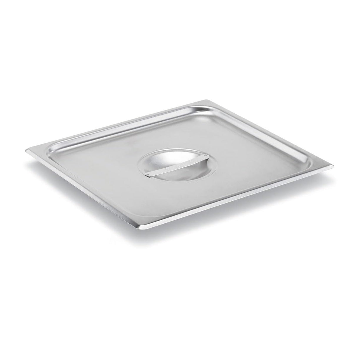 Super Pan V 2/3 Size S/S Solid Cover by Vollrath – Stainless Steel, Model ASCB602