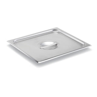 Super Pan V 2/3 Size S/S Solid Cover by Vollrath – Stainless Steel, Model ASCB602